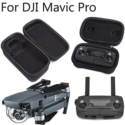 

Xiangtat DJI Mavic Pro Carrying Case Foldable Drone Body and Remote Controller Transmitter Bag Hardshell Housing Bag Storage Box