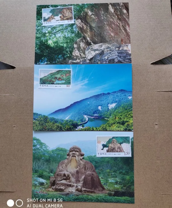 

3 pcs set Qingyuan mountain 2015-14 Maximum Cards China Post Stamps Postage Collection