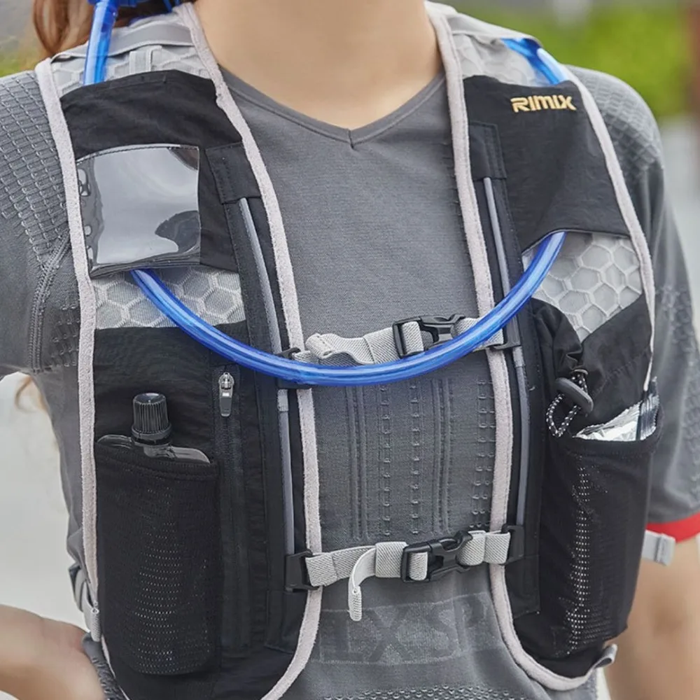 

RIMIX Multi Function Lightweight Running Hydration Backpack Outdoor Hiking Trail Bag Sport Vest Pack For Marathon Joggings Climb