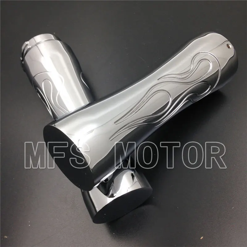 

For Harley Sport Tour Glide FXRT CHROME Motorcycle Flame style 1" Hand Grips Motorcycle Accessories