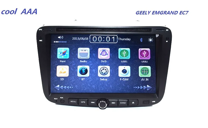 

Wholesale! 2din car radio dvd gps for GEELY Emgrand EC7 car dvd radio gps With bluetooth Emgrand accessories RDS 1080P wifi link