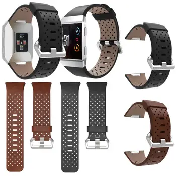 

2017 Replacement Sport Band For Fitbit Ionic Perforated Leather Accessory Band Bracelet Watchband drop shipping sep27 wristband