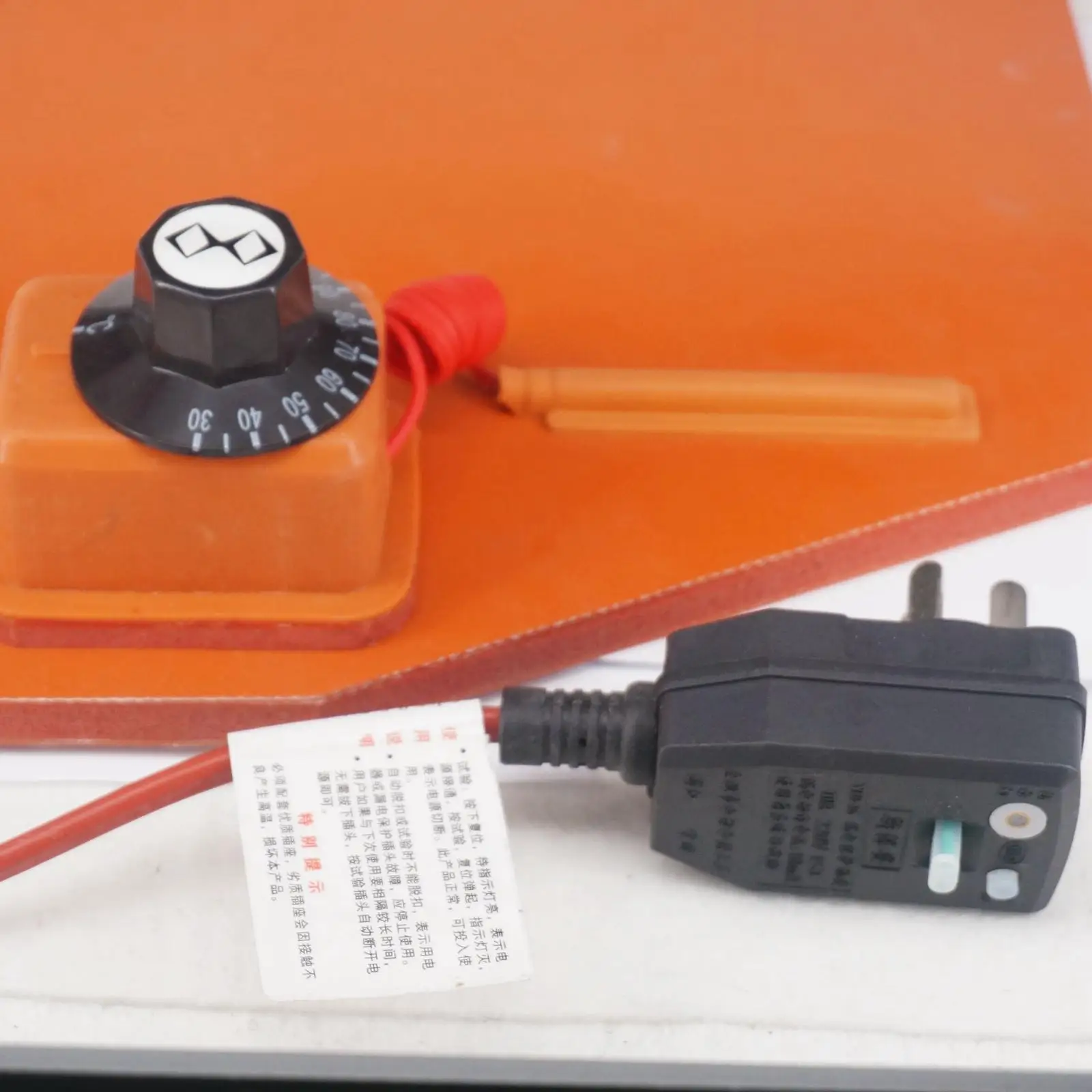 250x350mm 350W 220V Silicon heater LCD Screen Separator with rotary knob thermostat
