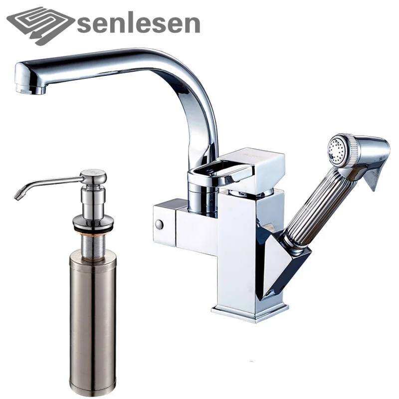 factory promotion kitchen sink water faucet with stainless steel soap dispenser chrome finishchina - Kitchen Sink Water Dispenser factory promotion kitchen sink water faucet with stainless steel soap dispenser chrome finishchina - Kitchen Sink Water Dispenser