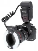 Meike TTL МК-14EXT Макро кольцевой вспышки для Canon E-TTL TTL с LED вспомогательная лампочка автофокусировки для Canon 5 5DIII 5DII 7D 700D 650D 600D 760D 6D