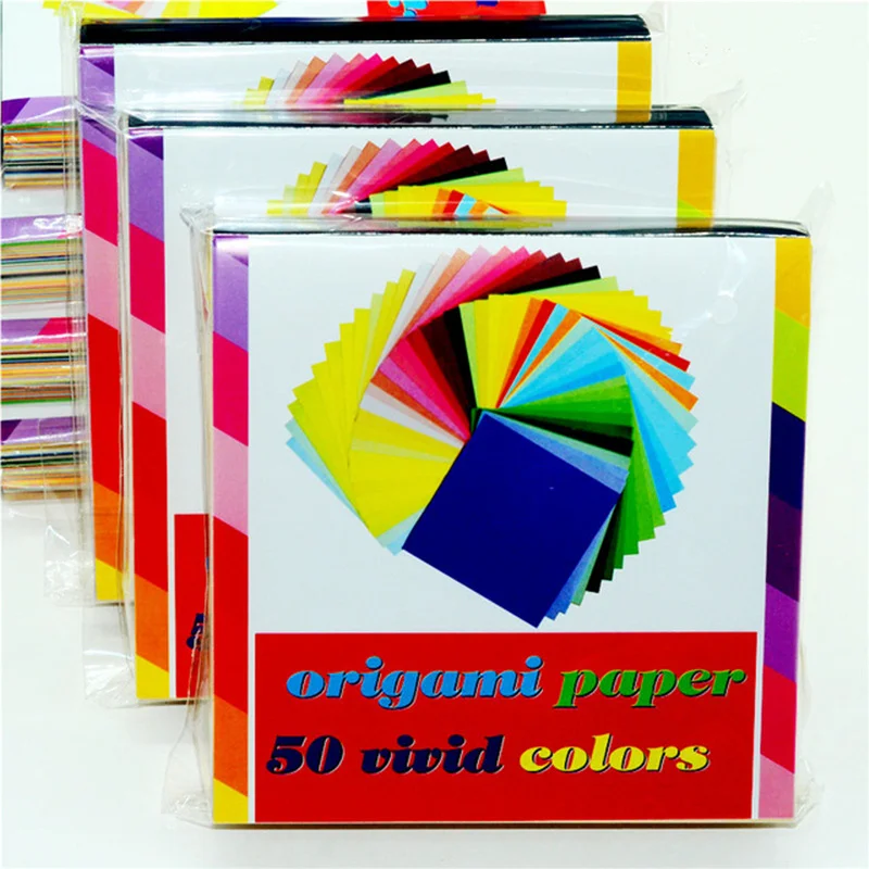 

Scrapbooking Colored Origami Quilling Paper Scrapbook Craft Paper For Designer Creativity 15cm x 15cm 50sheets