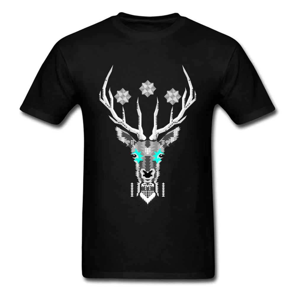 Geometric Silver Stag_black