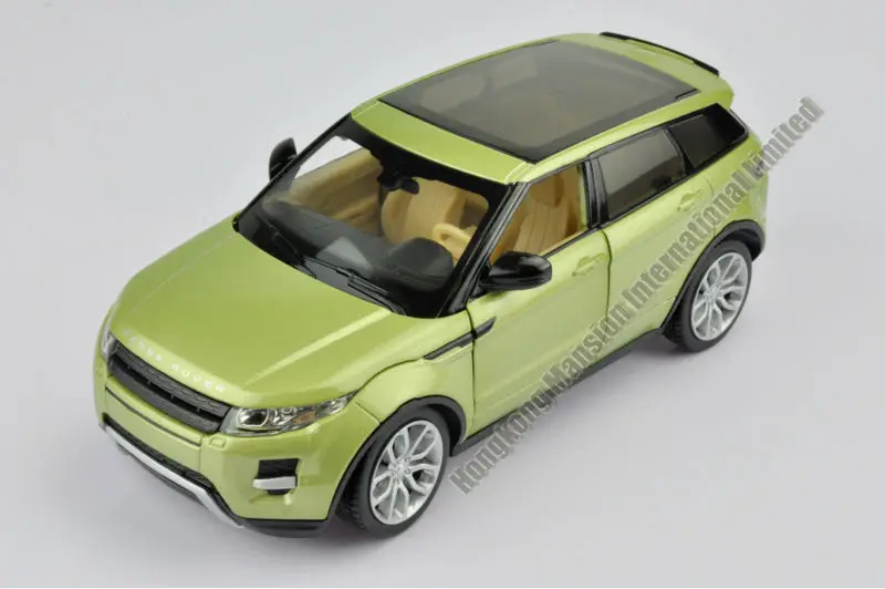 1:24 Масштаб Литой Сплав металла роскошная модель автомобиля SUV для Range Rover Evoque коллекция класса Модель звук и светильник игрушки автомобиль