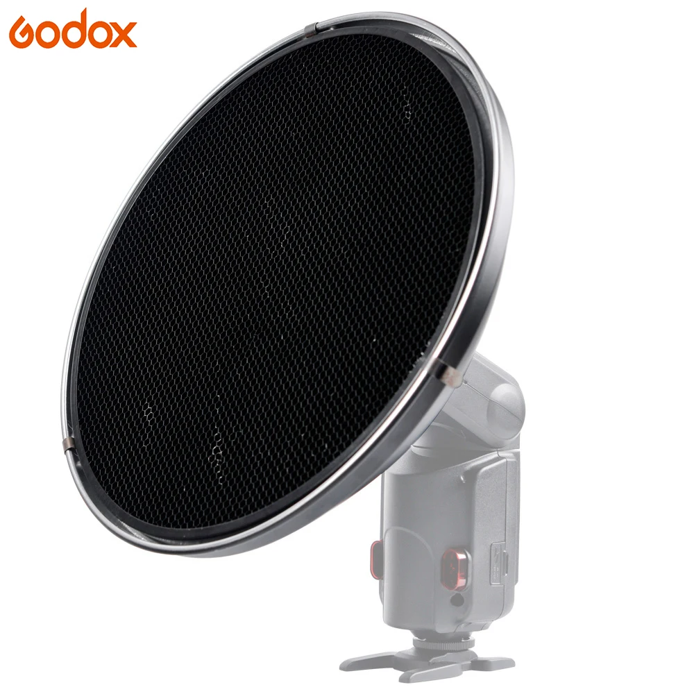 

Godox AD-S3 Beauty Dish with Grid AD-S4 Flash Diffuser for WITSTRO Speedlite Flash AD180 AD360 AD200 Diffuser 2018 New