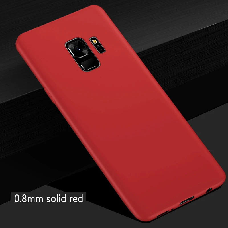 wallet cases For Samsung Galaxy S9 S9 Plus S10E S10 Plus 0.8mm Ultra Thin Matte Plastic Back Cover Case for Samsung S9 Plus Fashion Case mobile pouch waterproof