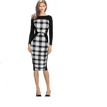 

Fashion Fashion Designer Ladies Elegant Stripes Print Work Business Leisure Party Pencil Jacket Vestidos Plue Size G27