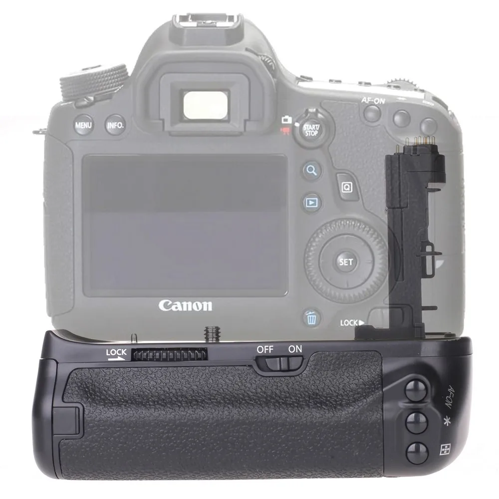 Capsaver Вертикальная Батарейная ручка для Canon 6D DSLR камера Замена BG-E13 мульти-мощность Батарея держатель работает с LP-E6