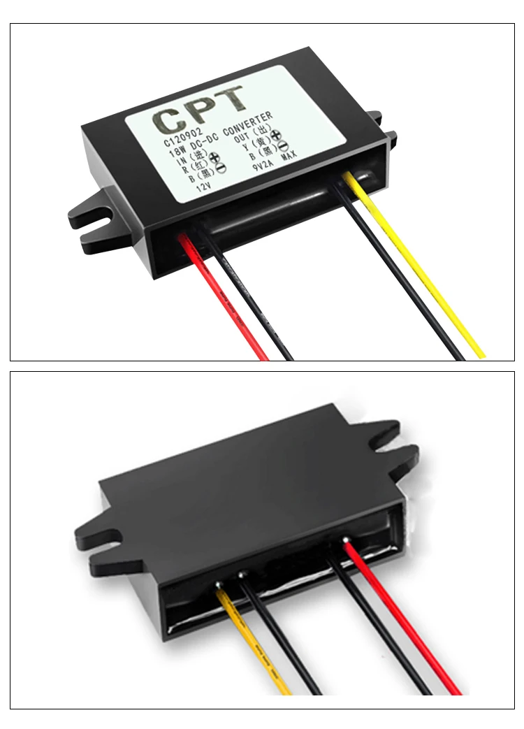 12V до 3,3 V 3,7 V 4,2 V 5V 6V 7,5 V 9V 2A 3A DC понижающий автомобильный преобразователь питания DIY понижающий стабилизатор напряжения модуль водонепроницаемый