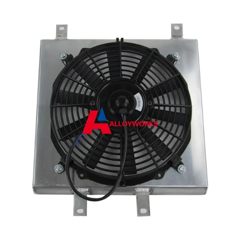 Integra DC Del Sol All Aluminum Radiator Shroud 12/" Fan FOR Honda Civic