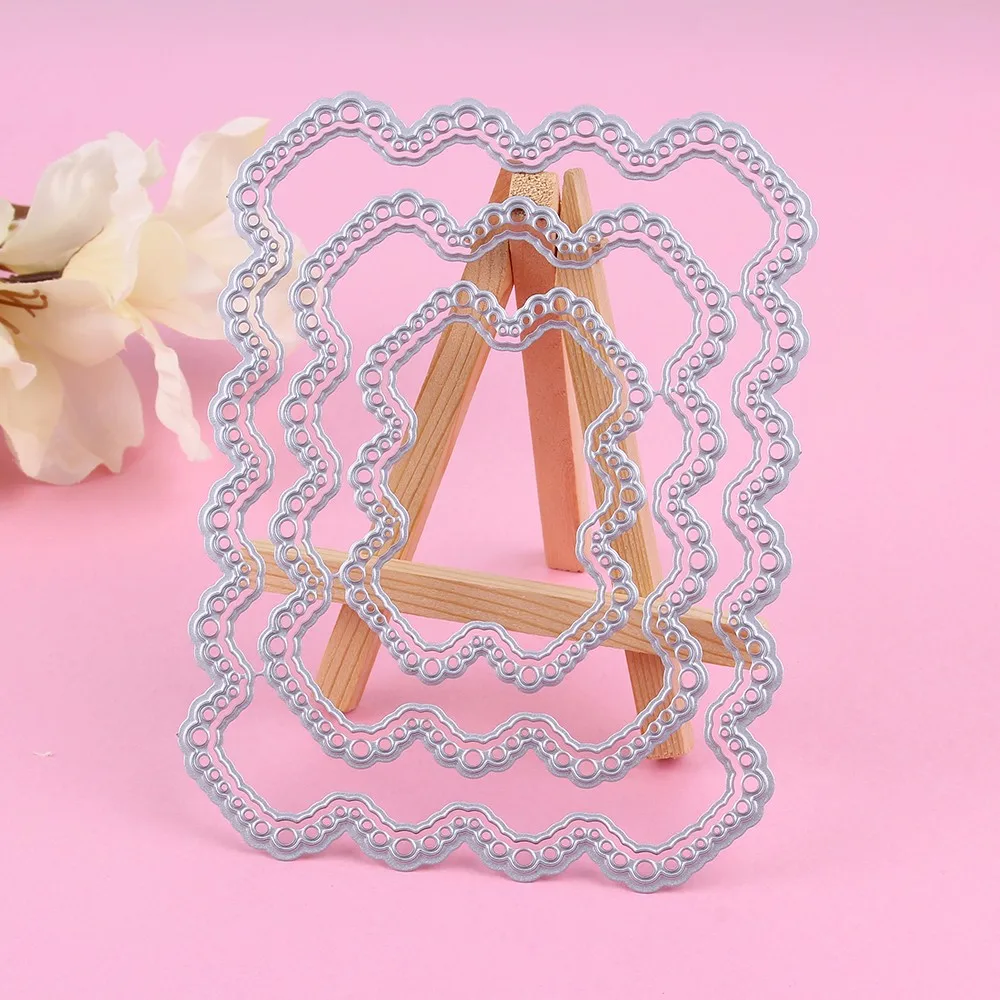 

Irregular Frame Metal Cutting Dies DIY Scrapbooking Border 2018 New Stencils Embossing Easter Craft Stamps Dies Christmas Dies