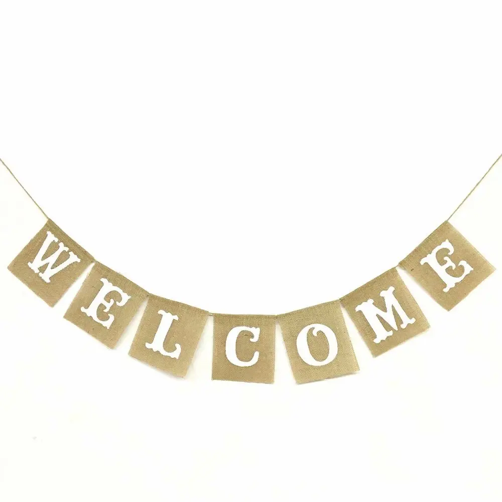 1set Welcome Back Decorations Banners Lovers Father Mother Brothers Sisters Welcome Home Party Decoration Welcome Baby Flags