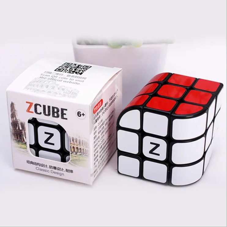 Zcube Trihedron Penrose 3 слоя римская поверхность головоломка игрушка магический куб профессиональный матч куб игрушки дети развивающие Подарочные игрушки - Цвет: Black