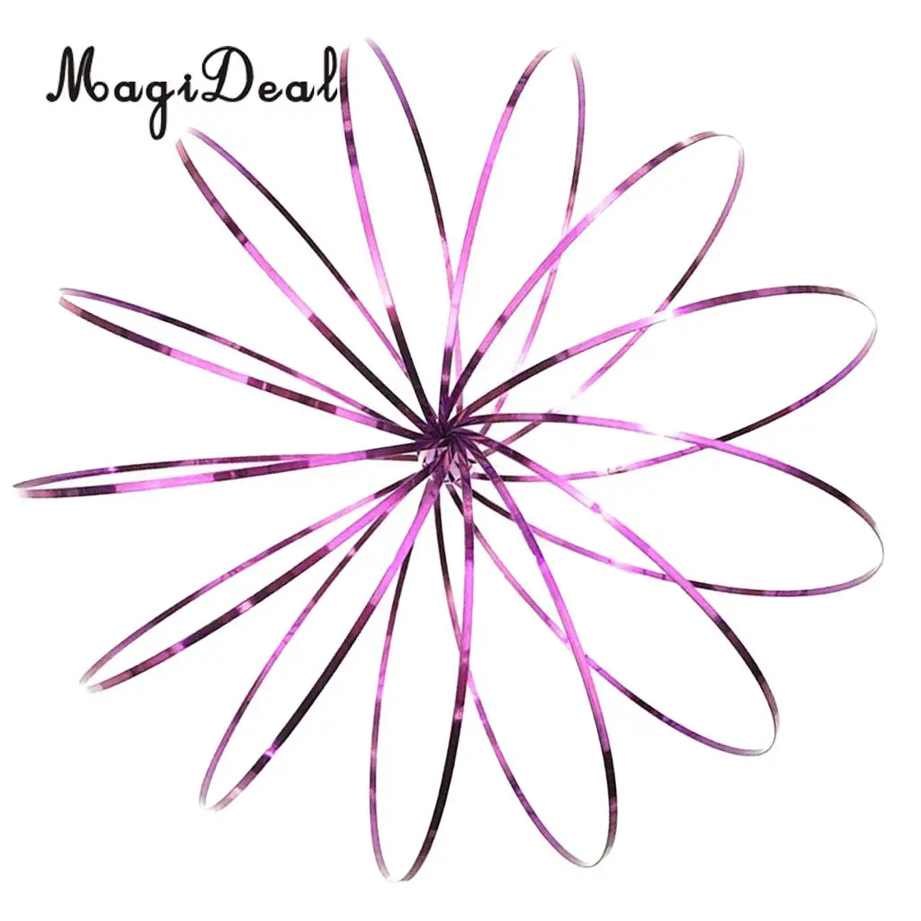 Amazing 3D Dynamic Science Gadget Flow Rings Magic Science Toy Juggle Dream Dance Party Spring Home for Kids Adults Magician