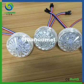 

2016 New Style Flower Cover Dream Digital Rgb 24v 60mm 9leds Ucs1903 Led Pixel Module Light White Frame 5050 Smd Rgb Led Chips