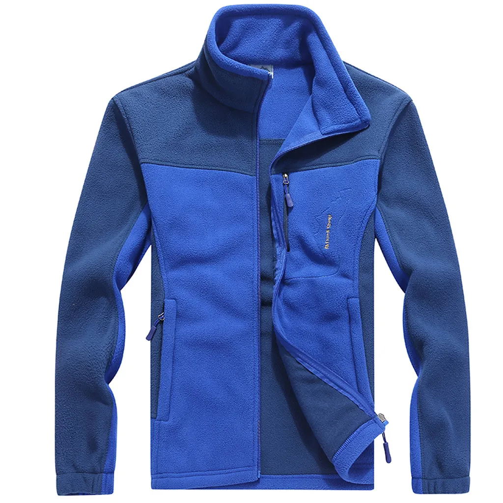 

JAYCOSIN New Autumn Winter Thicken Warm Soft Shell Jacket Men Outwear Tactical Thermal Polar Fleece Coats Casual Jacket Size