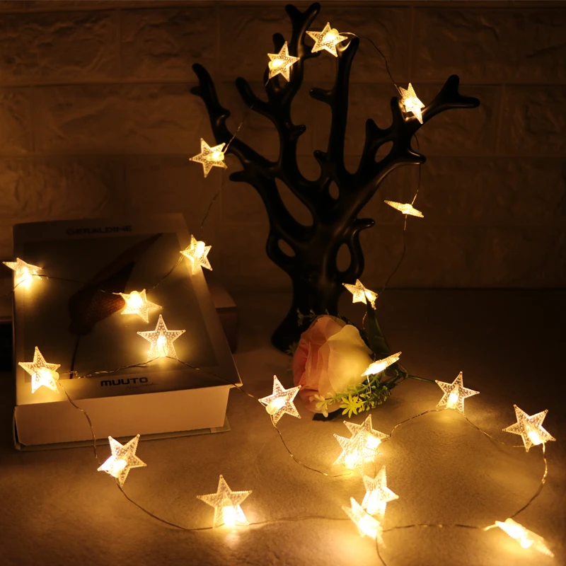 Buy 10m 80LED Star String lights Shaped Theme LED
