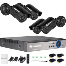 DEFEWAY 8CH 1080N HDMI DVR 1200TVL 720P HD уличная камера безопасности система 8 каналов видеонаблюдения DVR комплект AHD камера комплект