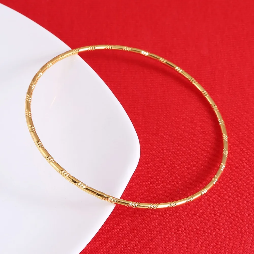 Wholesale Gold Color Ethiopian Bangle Bracelet African Women Jewelry