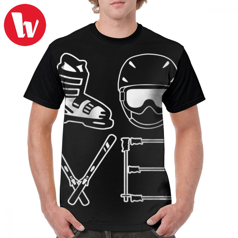 Лыжная футболка, футболка для катания на лыжах, футболка с короткими рукавами, Мужская футболка с графическим принтом, ХХХ, потрясающая Пляжная футболка из 100 полиэстера