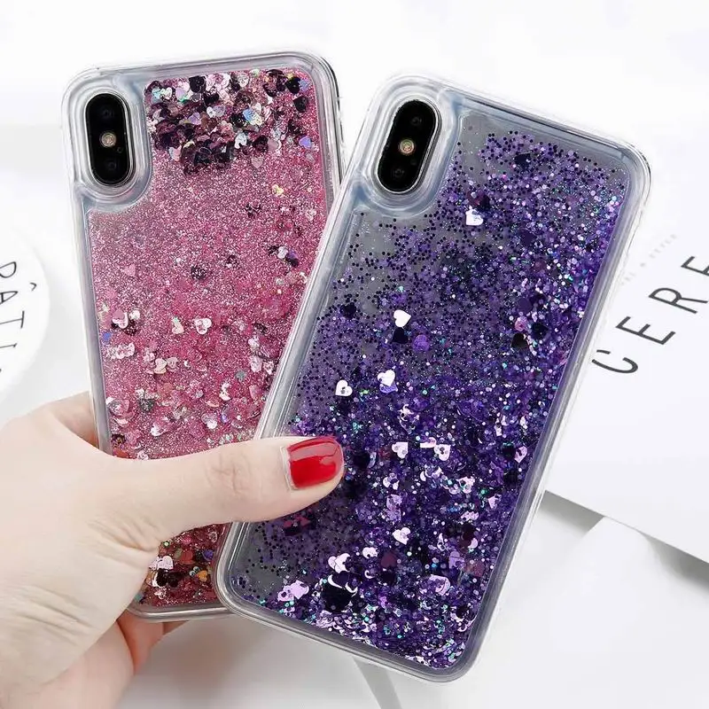 

Luxury Glitter Stars Dynamic Liquid Quicksand Phone Case For iPhone X 8 Plus 7 Plus 6 6S Plus 5 5S SE Full Cover Protective Capa