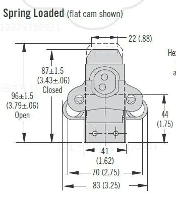 Все замок-бабочка из нержавеющей стали K5-2856-52 пружинный плоский cam тип замка SOUTHCO