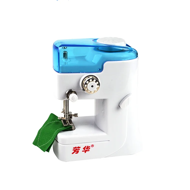

Mini Sewing Machine Automatic Needle Threader Electric Double Threads Sewing Machine Knitting Spools Travel