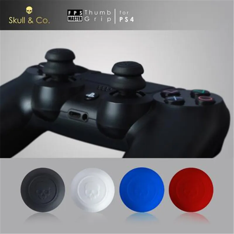 Силиконовые аналоговые ручки джойстик крышки для Sony Playstation 4 контроллер Skull & Co. FPS