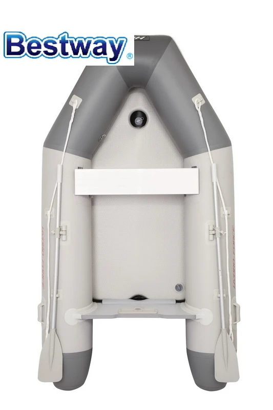 

65047 Bestway 280x152x42cm Caspian Pro 9'2"x60"x16.5" Outdoor Thickened Inflatable Fishing Boat for 3-Adult+1-Kid Canoeing +Oars