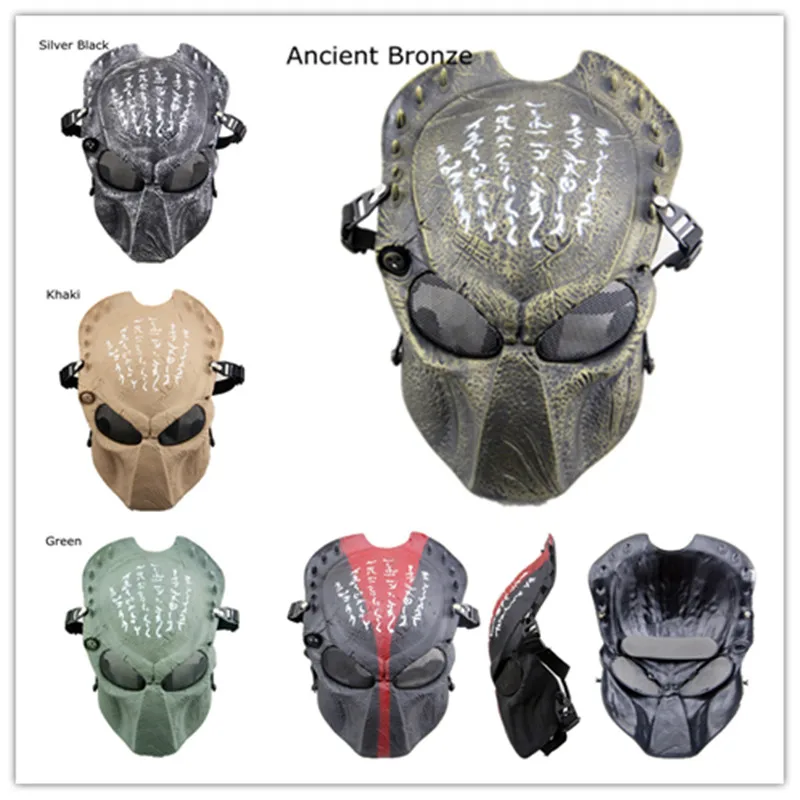 

Free Shipping Halloween Cosplay Costumes Predator Helmet Mask for CS Game Outdoor Protection Tactical Army of Two Masks