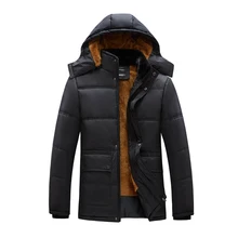 Новые зимние теплые пальто мужские ватные куртки с шерстяной подкладкой теплые парки