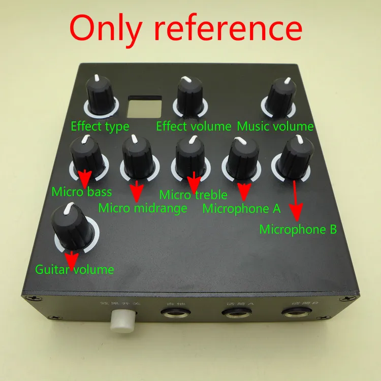 DSP цифровой реверберации доска стерео караоке предусилитель микрофон гитары инструменты автомобильный домашний телефон K песня DC12V