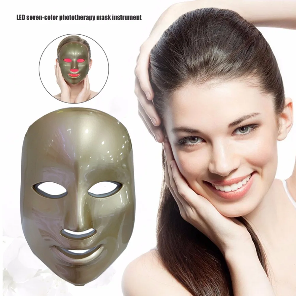 Корейский фотодинамическая светодиодный маска для лица дома Применение Приспособления для красоты анти-акне омоложение кожи;