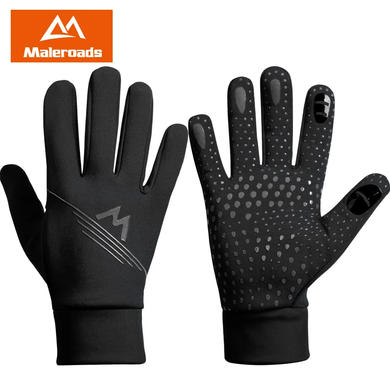 Outdoor Winter Mitten Cycling Gloves Windproof Warm Sport Full Finger Skiing Hiking Motorcycle Touch Screen Glove for Men Women