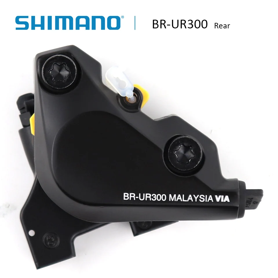 SHIMANO BR UR300 mtb Гидравлический дисковый тормозной суппорт с плоским креплением с B01S полимерные тормозные колодки аксессуары для горных велосипедов