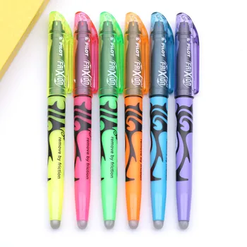 

1Pcs/Lot PILOT SW-FL Frixion Erasable Highlighter Pastel Color Fluorescent Marker Pen 6 Colors Japan