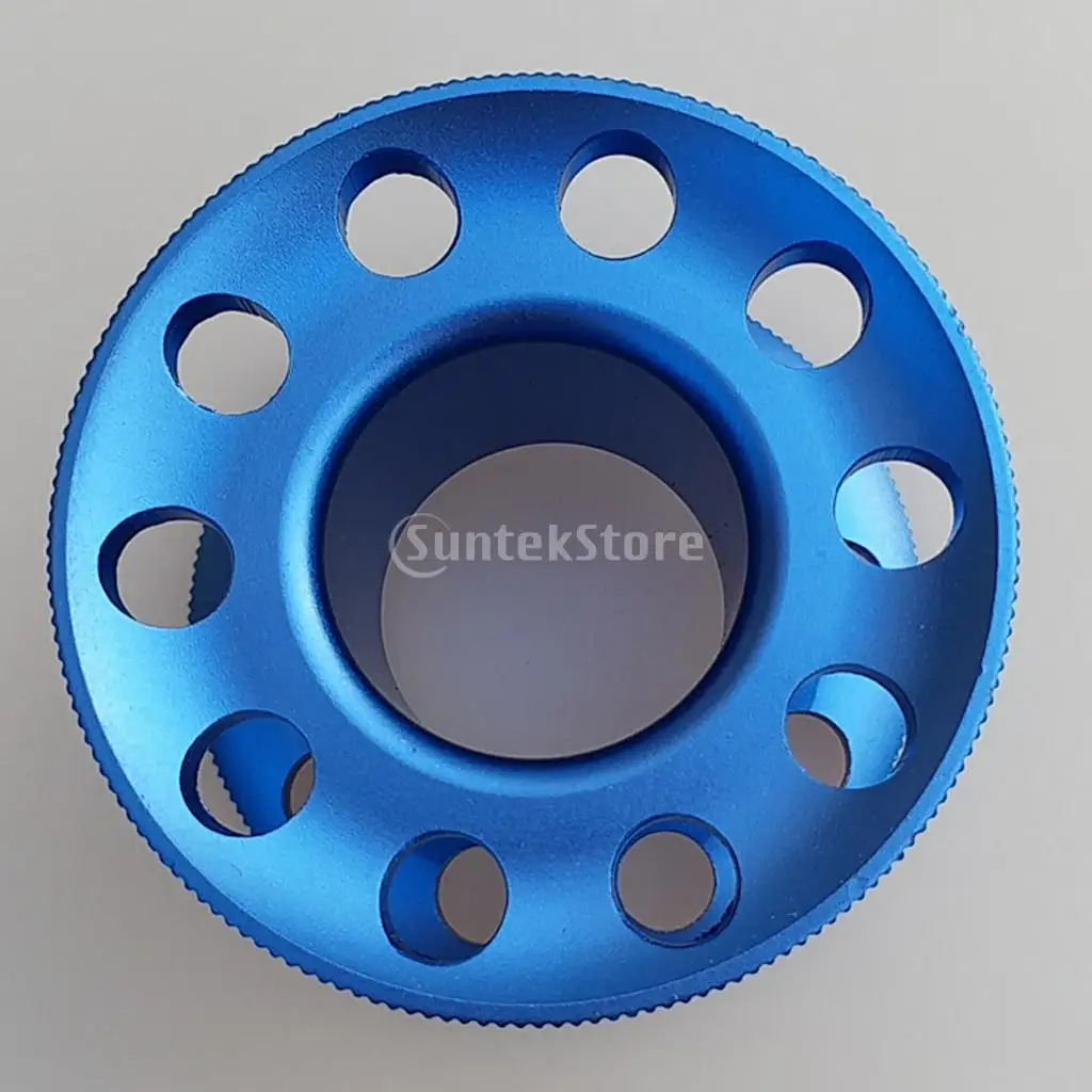 Lightweight Aluminum Alloy Scuba Diving Finger Spool Dive Reel Snorkeling Guide Line Spool Holder Water Sports Accessories