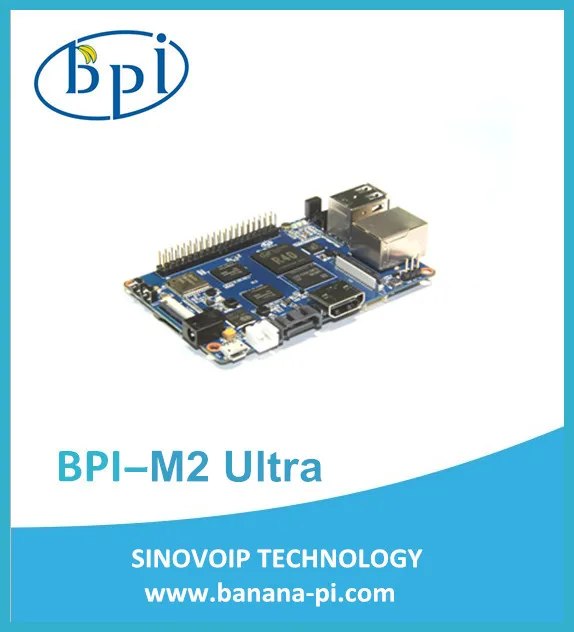  Quad Core R40 Allwinner chip Banana Pi M2 Ultra Development board with WIFI&BT4.0,EMMC Flash memory on board 