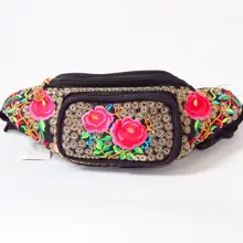 Этнический стиль сумка вышитый кошелек женская маленькая монета кошелек мобильный телефон сумка