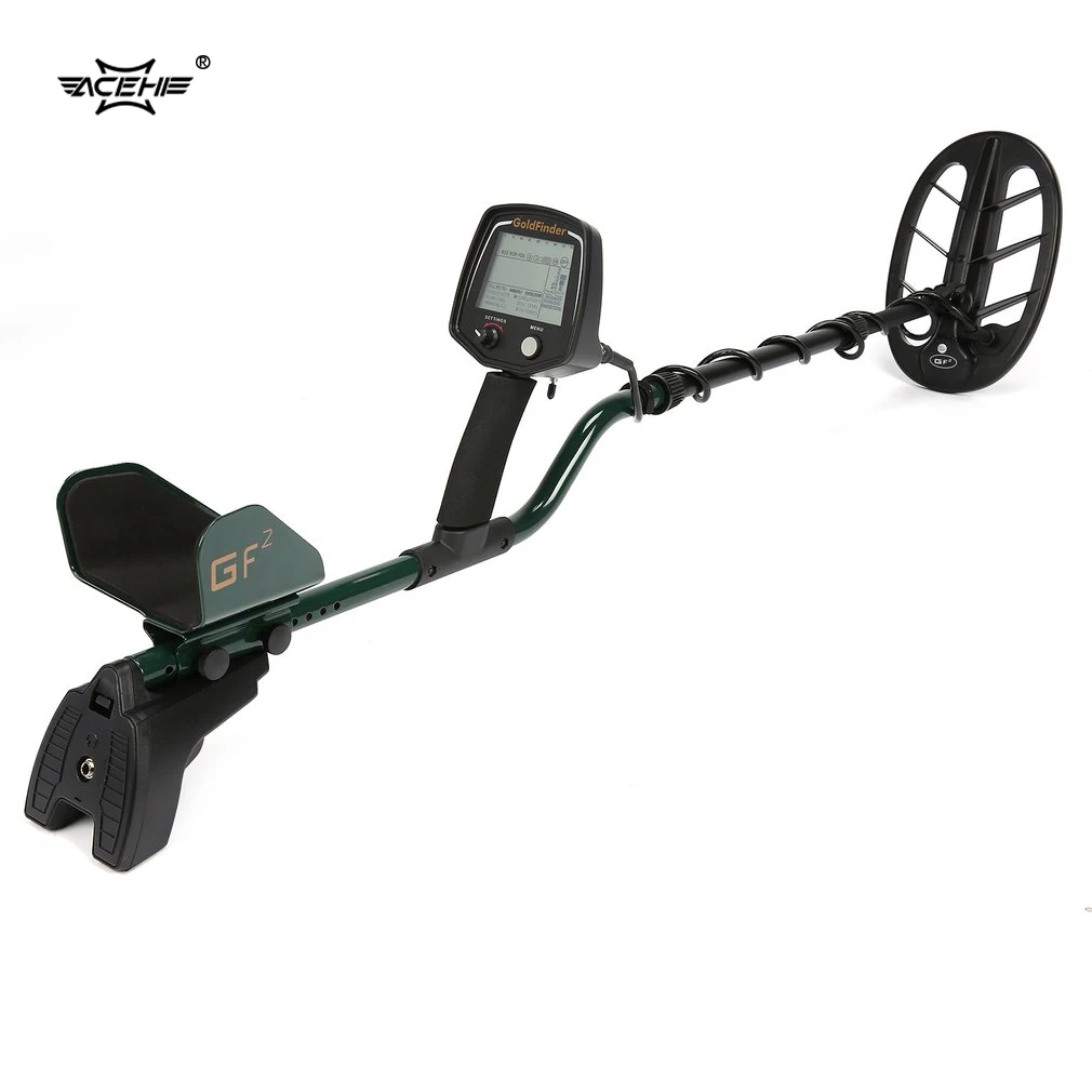 

New Arrive Metal Detector GF2 Professional Underground Handheld Treasure Hunter Gold Digger Finder With Headphone LCD Display