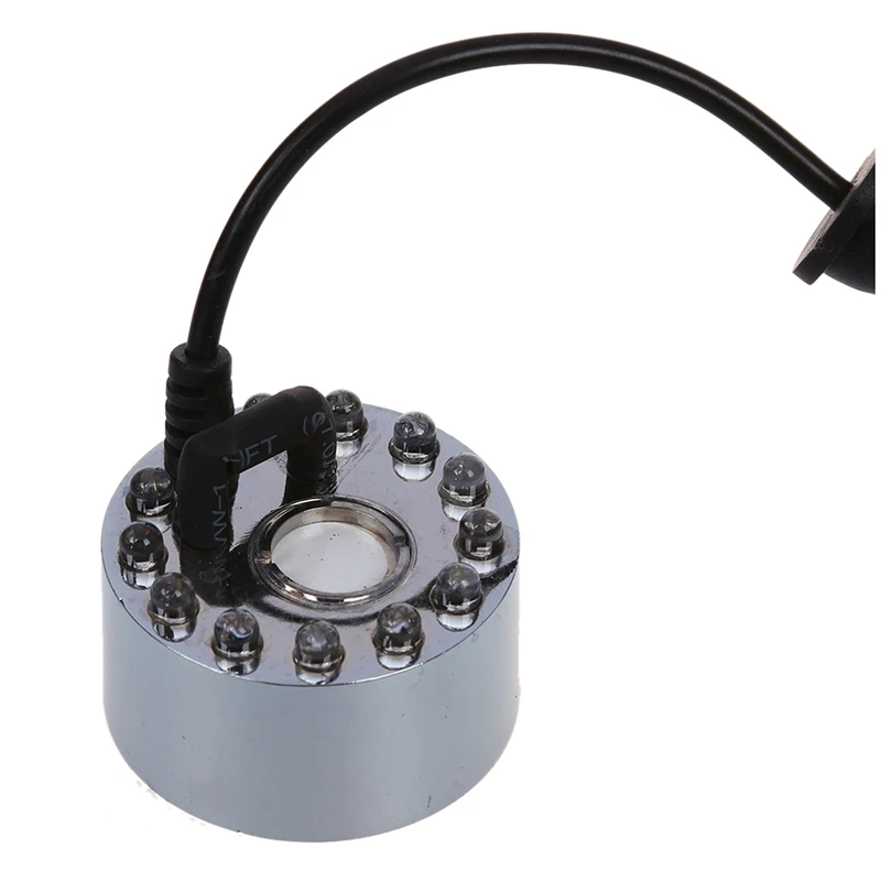 

Ultrasonic Mist Maker Fogger Water Fountain Pond 12 LED