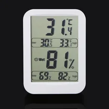 Digital Thermo-hygrometer Indoor Thermometer and humidity detector 4.5-inch large-screen LCD display