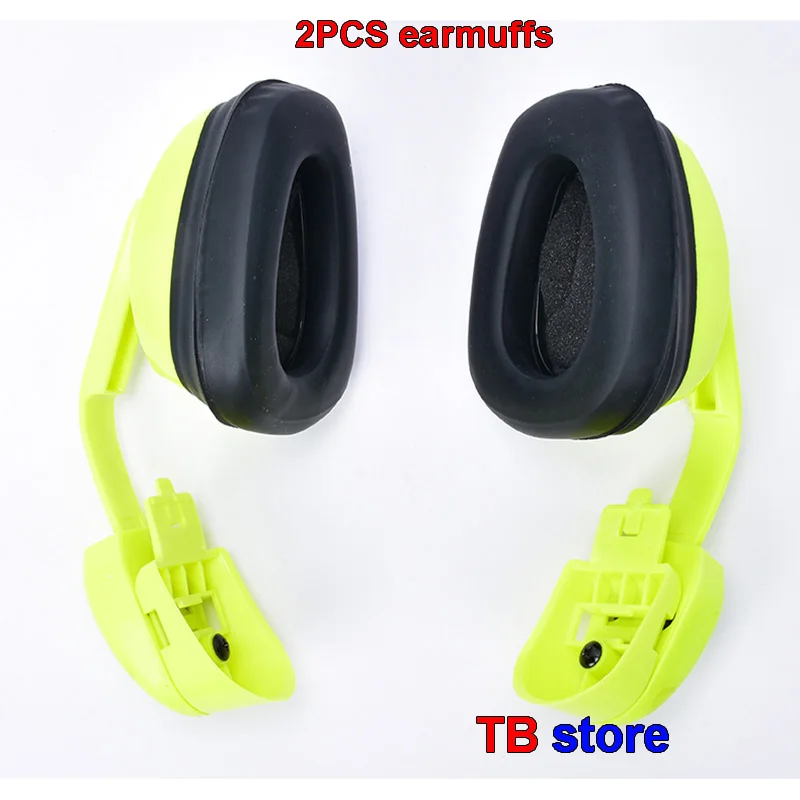 DELTA PLUS 103008 свисающие Звукоизолирующие Наушники Профессиональные анти-шум наушники ABS оболочка пены памяти хлопок защитный шлем наушники - Цвет: yellow