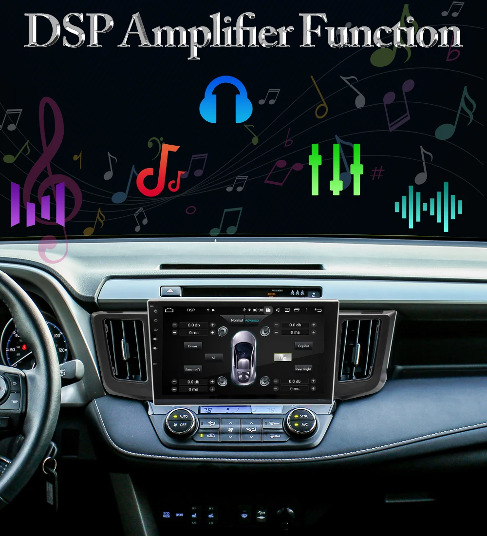 Discount Owtosin 2 Din Android 9.0 Car Radio Multimedia For Toyota RAV4 2012 2013 2014 2015 2016 2017 2018 Car GPS Navigation Autoradio 6