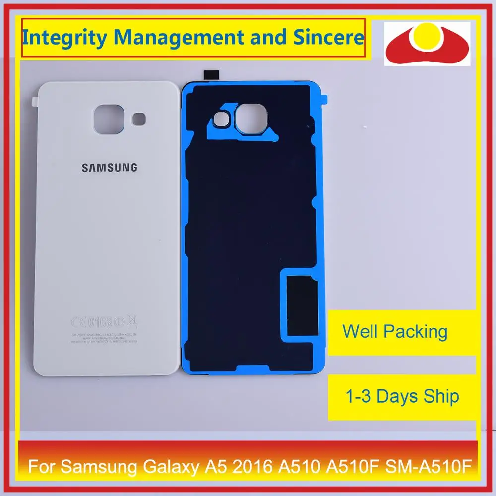 Для Samsung Galaxy A5 A510 A510F SM-A510F корпус Батарейная дверь задняя крышка чехол Корпус Шасси