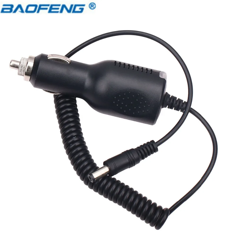 

BAOFENG UV-5R Car Charger Cable Line 12-24V Input For pofung uv5r uv-5re portable Radio BF-F8HP UV-82 uv82 GT-3 Walkie Talkie